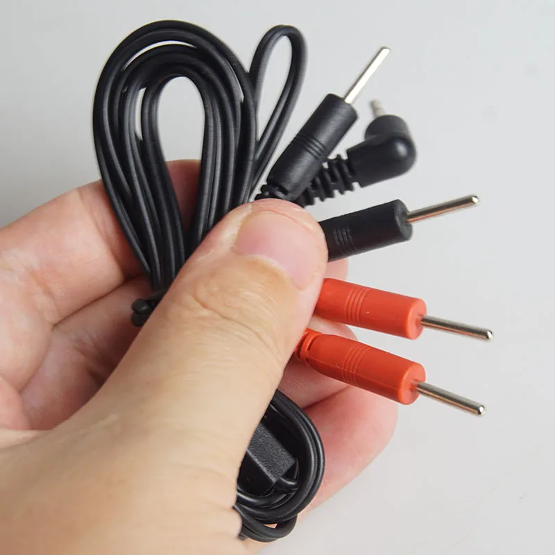 BDSM Electro Shock Cable Adaptor,Electric Shocker Lead Wires,Electrostimulator Electrosex Electroshock,Estim Sex Toys,E-stim