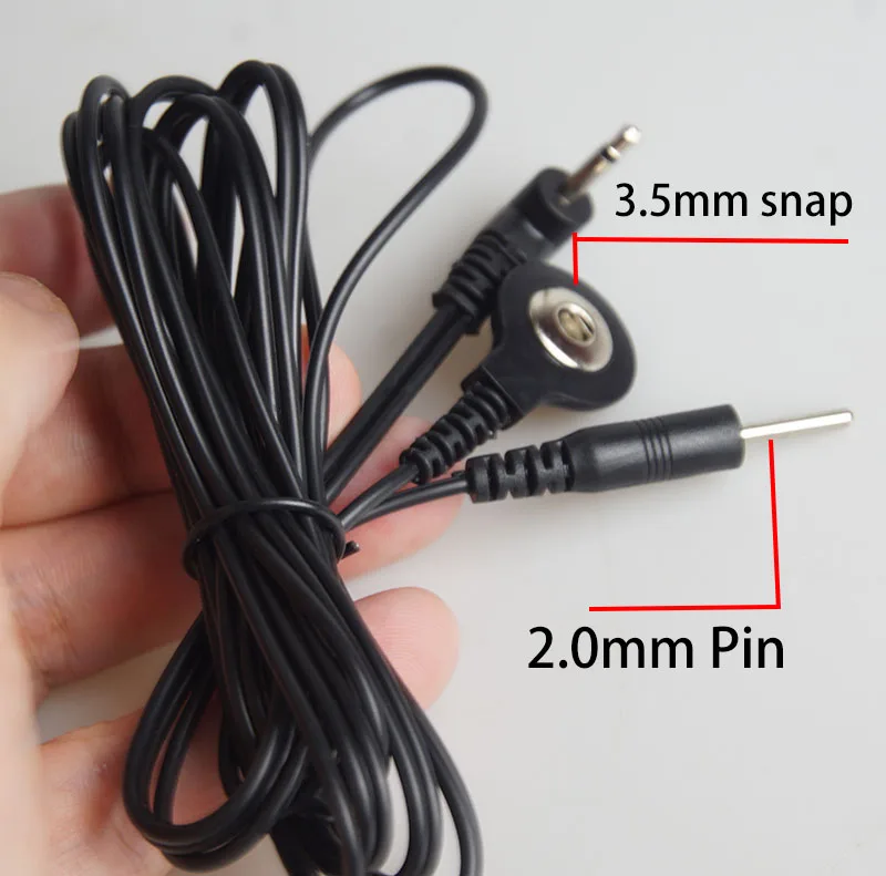BDSM Electro Shock Cable Adaptor,Electric Shocker Lead Wires,Electrostimulator Electrosex Electroshock,Estim Sex Toys,E-stim