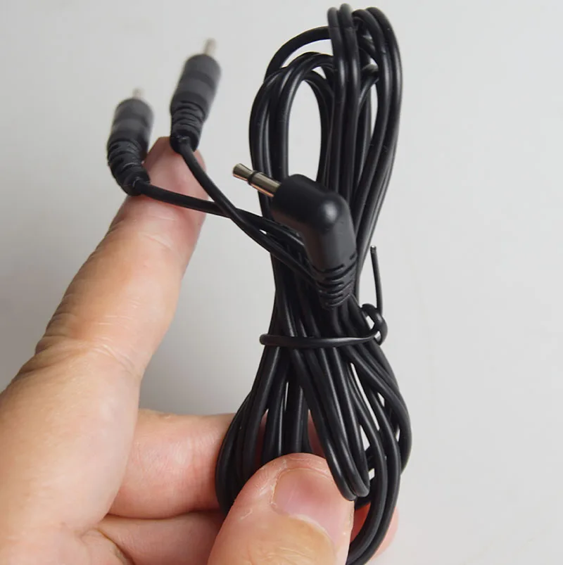 BDSM Electro Shock Cable Adaptor,Electric Shocker Lead Wires,Electrostimulator Electrosex Electroshock,Estim Sex Toys,E-stim