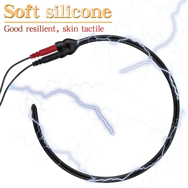 Electric Shocker Anal Butt Plug,E stim Urethral Dilator,BDSM Electro Shock Penis Plug,Sex Toys Men,Electrostimulation Massager