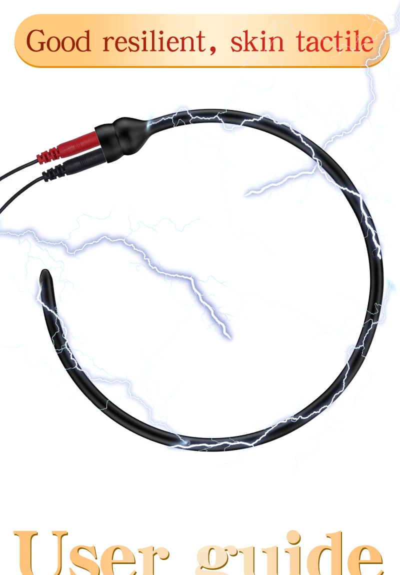 Electric Shocker Anal Butt Plug,E stim Urethral Dilator,BDSM Electro Shock Penis Plug,Sex Toys Men,Electrostimulation Massager