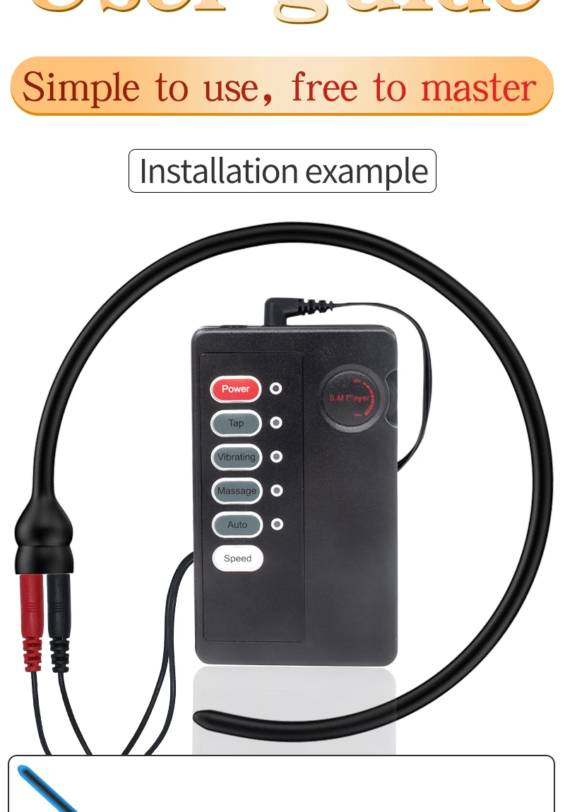Electric Shocker Anal Butt Plug,E stim Urethral Dilator,BDSM Electro Shock Penis Plug,Sex Toys Men,Electrostimulation Massager