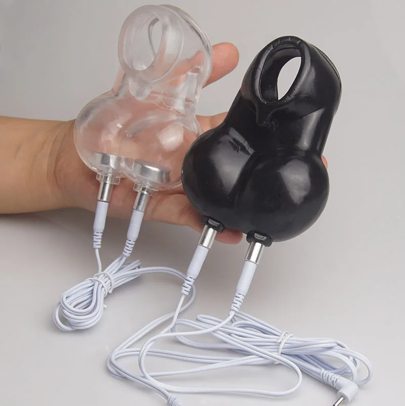 Electro Shock Penis Cock Ring,Electric Shock Cockring,Electrosex Electroshock,Estim E stim,BDSM Sex Toys,Electrostimulator