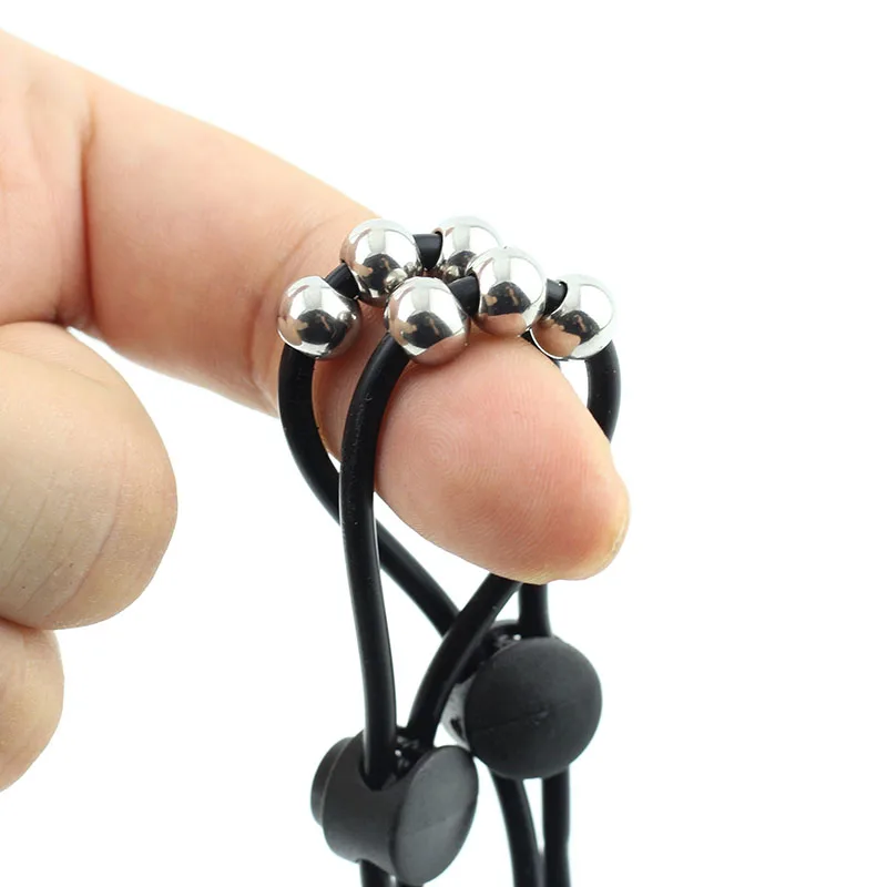 Electric Shock Silicone Loops Cock Ring,BDSM Electro Stimulation Penis Extender Men Enlarger Masturbator,E-stim Medical Sex Toys