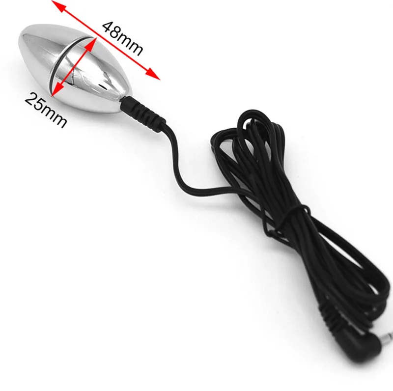 Electro Shock/Stimulation/Sex/BDSM Anal Plug,Electroshock Butt Plug Dildo Vibrator,Estim e stim Prostate Massage