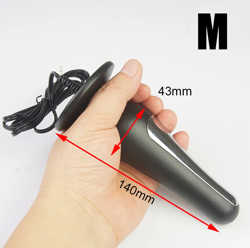 Electro Shock/Stimulation/Sex/BDSM Anal Plug,Electroshock Butt Plug Dildo Vibrator,Estim e stim Prostate Massage