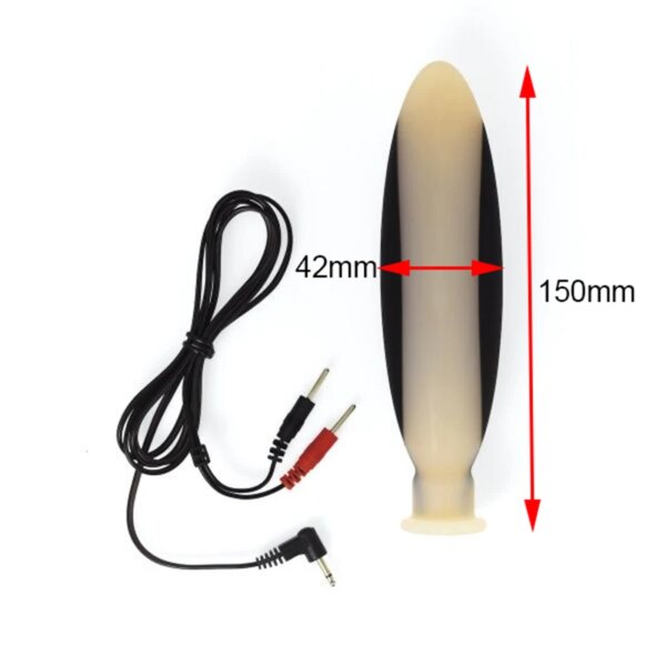 Electro Shock/Stimulation/Sex/BDSM Anal Plug,Electroshock Butt Plug Dildo Vibrator,Estim e stim Prostate Massage