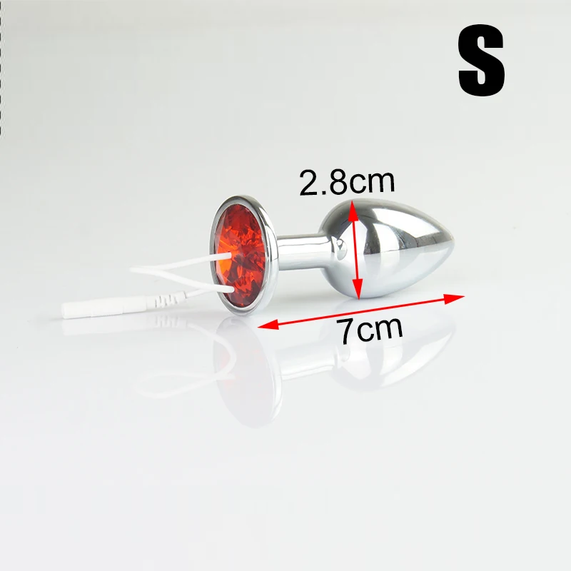 Electro Shock/Stimulation/Sex/BDSM Anal Plug,Electroshock Butt Plug Dildo Vibrator,Estim e stim Prostate Massage