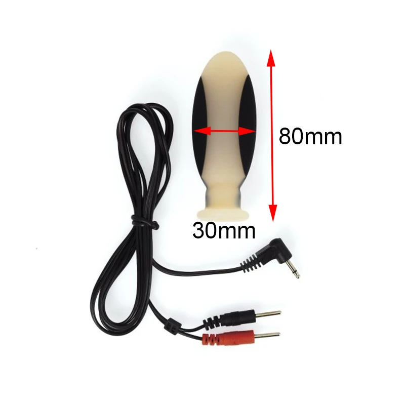 Electro Shock/Stimulation/Sex/BDSM Anal Plug,Electroshock Butt Plug Dildo Vibrator,Estim e stim Prostate Massage
