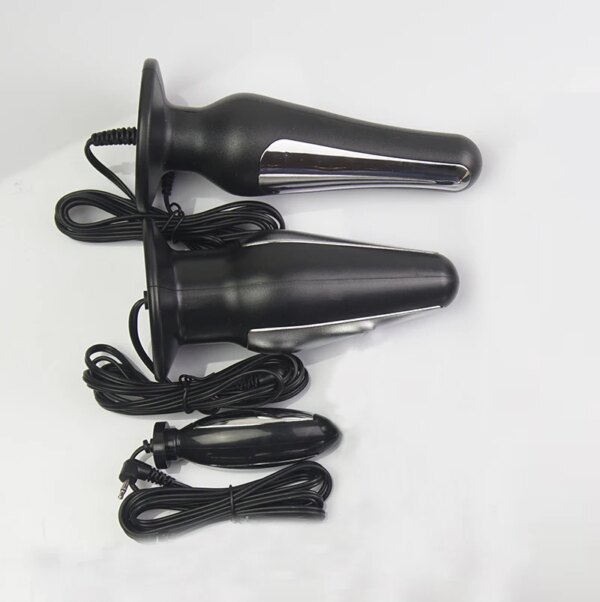 Electro Shock/Stimulation/Sex/BDSM Anal Plug,Electroshock Butt Plug Dildo Vibrator,Estim e stim Prostate Massage