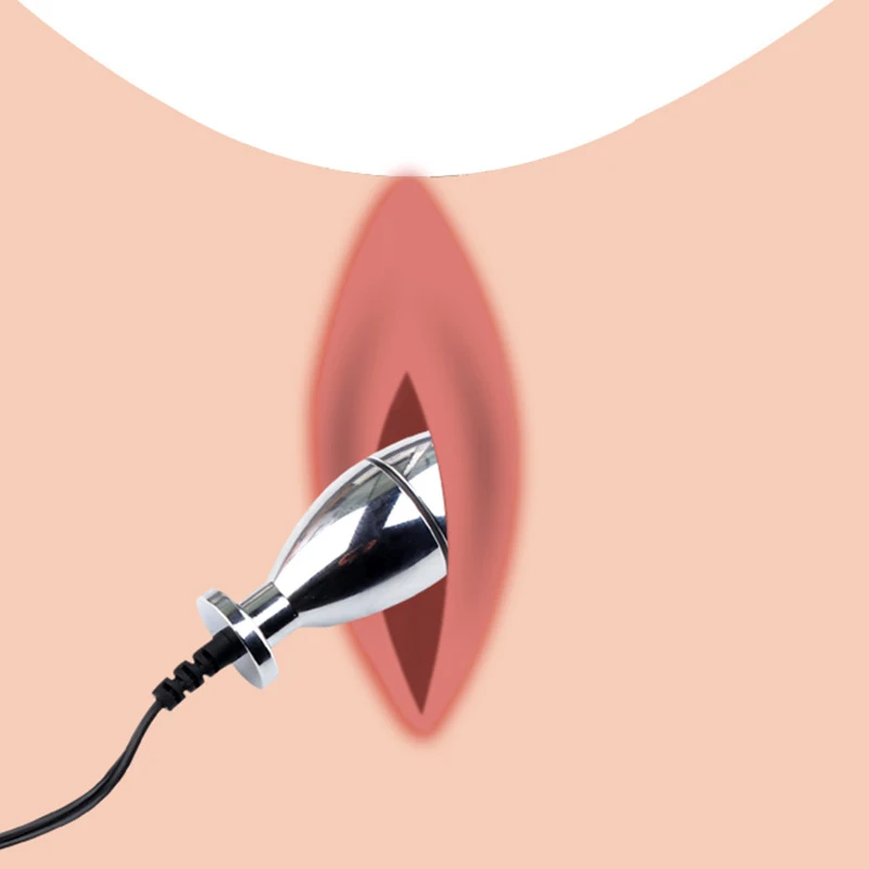 Electro Shock/Stimulation/Sex/BDSM Anal Plug,Electroshock Butt Plug Dildo Vibrator,Estim e stim Prostate Massage
