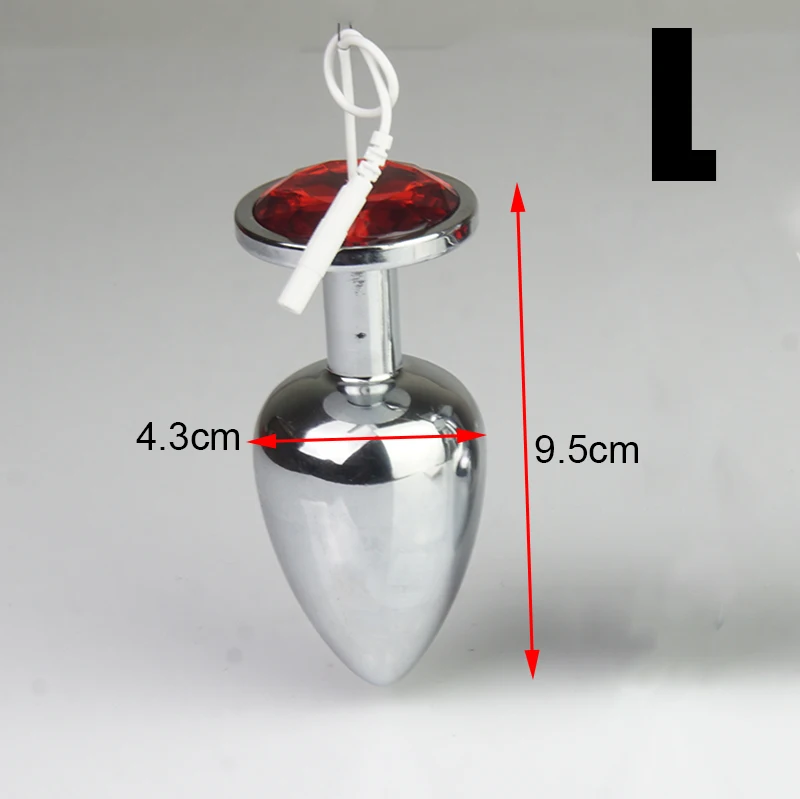 Electro Shock/Stimulation/Sex/BDSM Anal Plug,Electroshock Butt Plug Dildo Vibrator,Estim e stim Prostate Massage