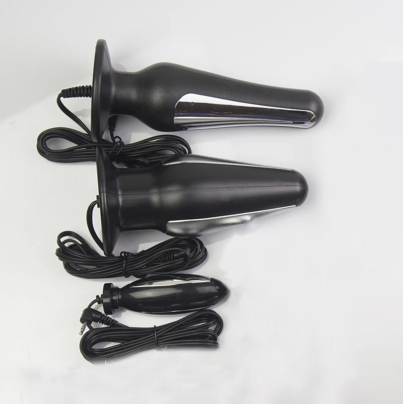 Electro Shock/Stimulation/Sex/BDSM Anal Plug,Electroshock Butt Plug Dildo Vibrator,Estim e stim Prostate Massage