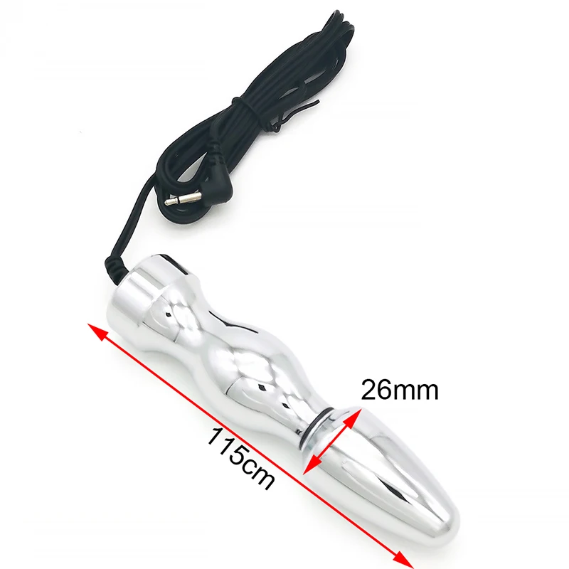 Electro Shock/Stimulation/Sex/BDSM Anal Plug,Electroshock Butt Plug Dildo Vibrator,Estim e stim Prostate Massage