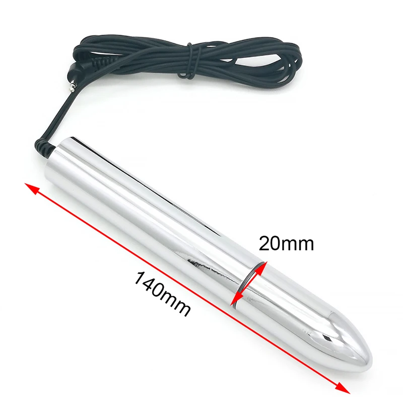 Electro Shock/Stimulation/Sex/BDSM Anal Plug,Electroshock Butt Plug Dildo Vibrator,Estim e stim Prostate Massage