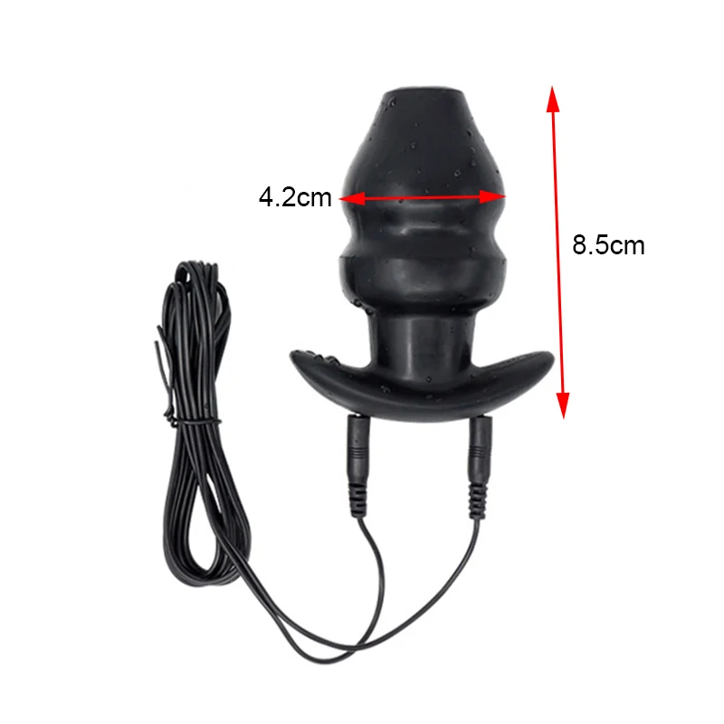 Electro Shock/Stimulation/Sex/BDSM Anal Plug,Electroshock Butt Plug Dildo Vibrator,Estim e stim Prostate Massage