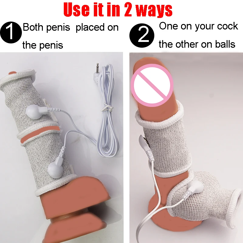 Electric Shocker Penis Ring,BDSM Electro Shock Sex Cockring,E stim E-stim Estim Cock Rings,Electrostimulator Electrostimulation
