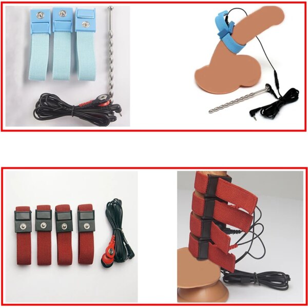 Electro Sex Electrosex Penis Cock Ring,BDSM Electric Cockring,Electrostimulation Masturbator Men,E stim Masturbation,E-stim