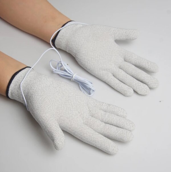 Electrostimulation Electrostimulator Electrosex Massage Gloves,E-stim,Estim,Electro Shock Stimulation Sex Toys,BDSM Electric