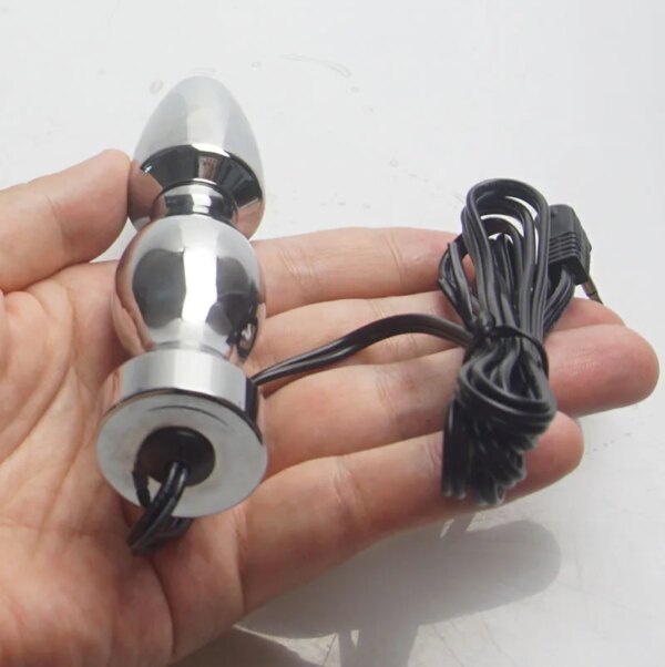 Electric Shocker Nipple Clamps,BDSM Electro Shock Anal Butt Plug,E stim Estim Sex Toys,Electrostimulation Electrostimulator