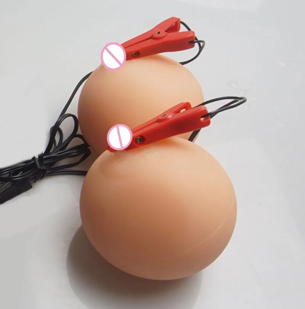 Electric Shocker Nipple Clamps,BDSM Electro Shock Anal Butt Plug,E stim Estim Sex Toys,Electrostimulation Electrostimulator