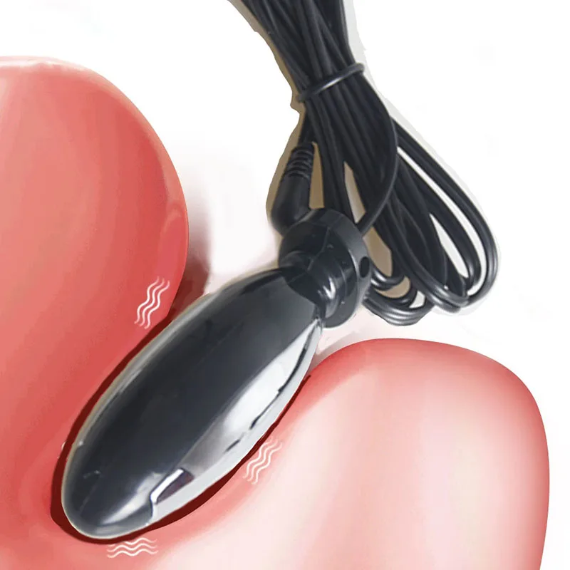 Electro Shock Anal Butt Plug,Electric Shocker Buttplug,Electrostimulator Electrosex Electroshock Sex Toys,Estim E stim Dildo