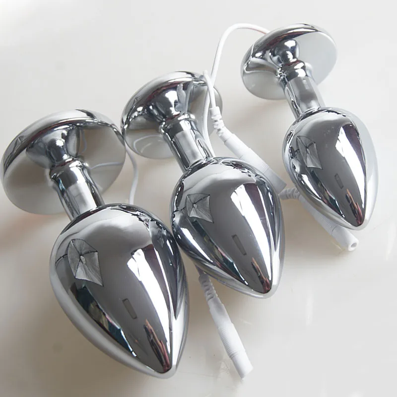 Electro Shock Anal Butt Plug,Electric Shocker Buttplug,Electrostimulator Electrosex Electroshock Sex Toys,Estim E stim Dildo