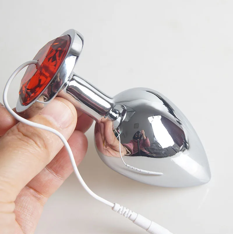 Electro Shock Anal Butt Plug,Electric Shocker Buttplug,Electrostimulator Electrosex Electroshock Sex Toys,Estim E stim Dildo