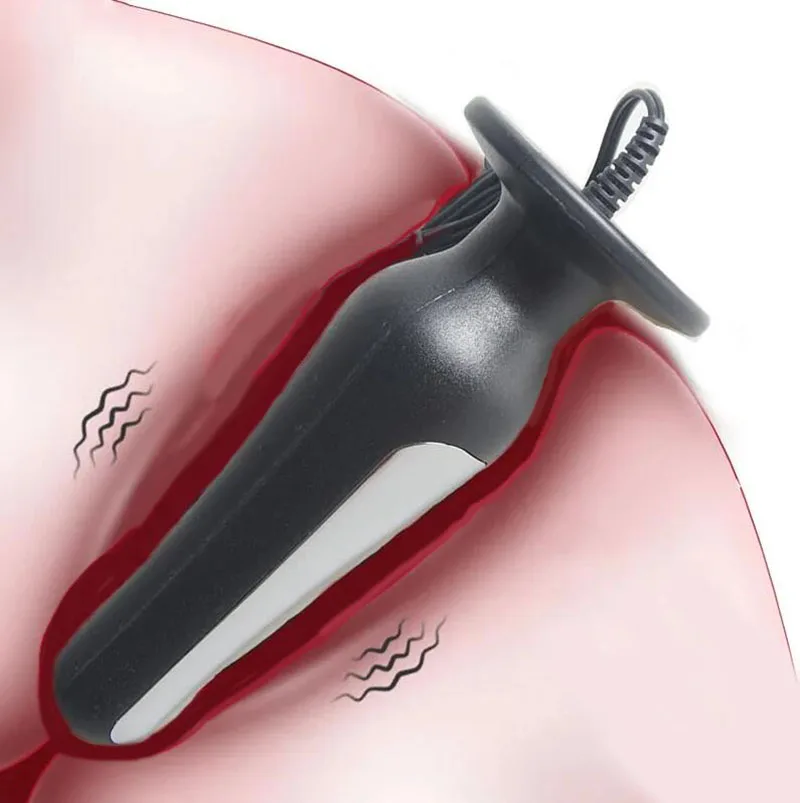 Electro Shock Anal Butt Plug,Electric Shocker Buttplug,Electrostimulator Electrosex Electroshock Sex Toys,Estim E stim Dildo