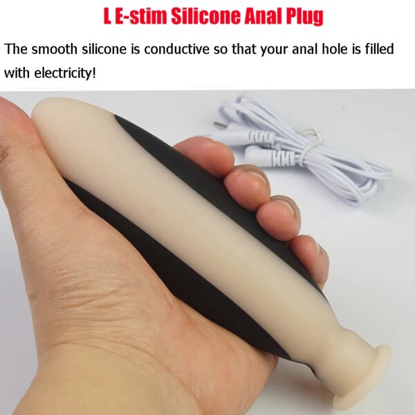 Electrosex Anal Plug,E -Stim Electro Stimulation,Electricity Accessories Vaginal Butt Plugs Prostate Massage,BDSM Sex Toys