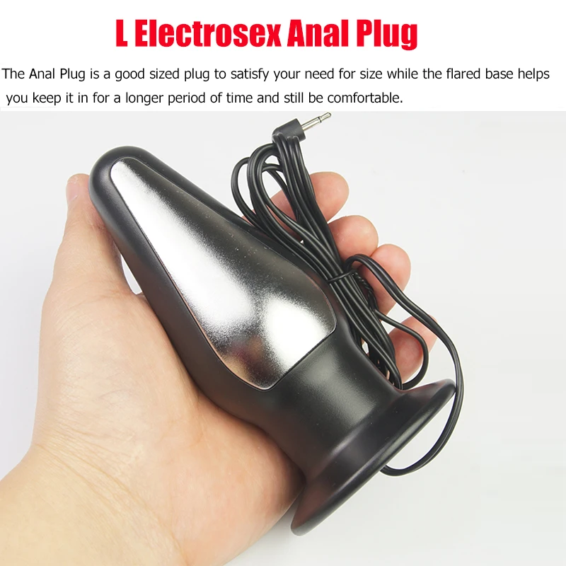 Electrosex Anal Plug,E -Stim Electro Stimulation,Electricity Accessories Vaginal Butt Plugs Prostate Massage,BDSM Sex Toys