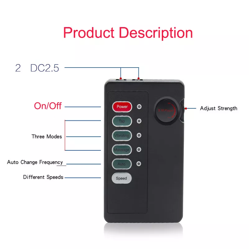 E-Stim Male Masturbator Electric Shock Chastity Cock Cage Ball Stretcher,Electro Stimulation Anal Plug Penis Ring BDSM Sex Tools