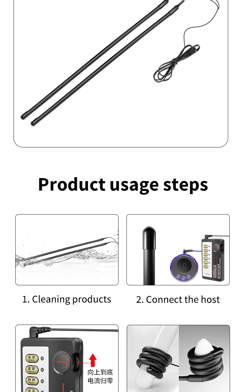 E stim Electrosex Electrostimulation Anal Butt Plug,Electric Shock Penis Cock Ring Clit Stimulator,Electro Sex Cockring,BDSM Toy