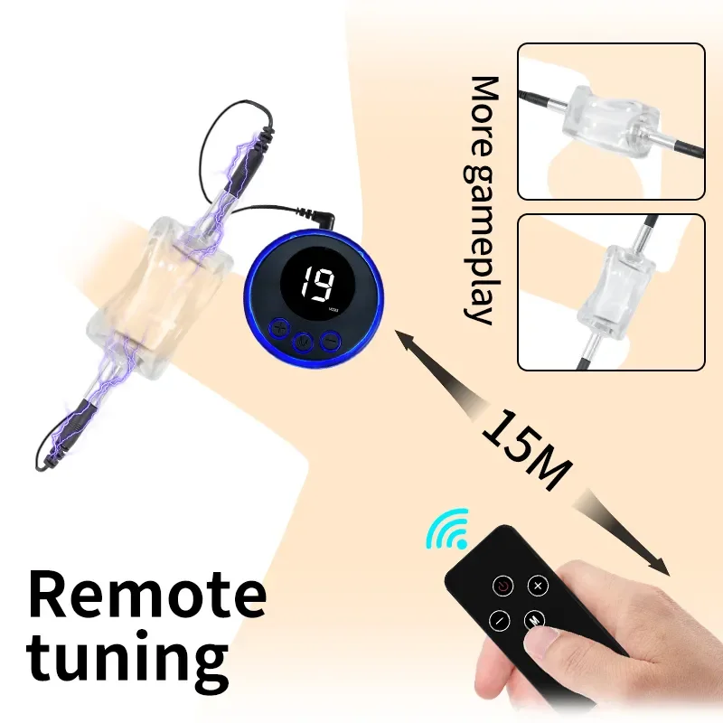E stim Electrosex Electrostimulation Anal Butt Plug,Electric Shock Penis Cock Ring Clit Stimulator,Electro Sex Cockring,BDSM Toy