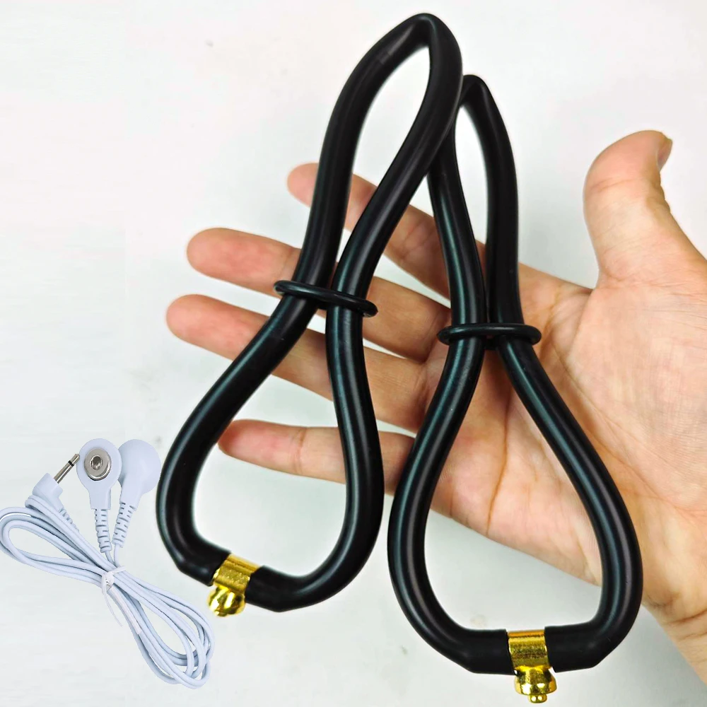 E stim Electrosex Electrostimulation Anal Butt Plug,Electric Shock Penis Cock Ring Clit Stimulator,Electro Sex Cockring,BDSM Toy
