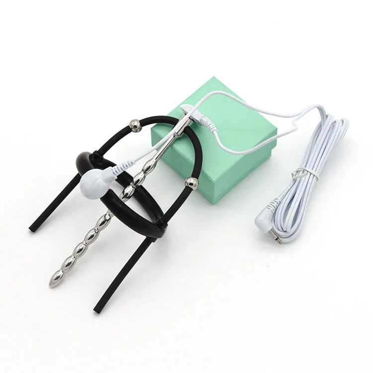 Electric Shock Sex Toys Penis Ring Masturbator,Electro Stimulation Bdsm Glans Trainer Cock Cage,E-stim Urethral Catheter Sounds Electric Shock Sex Toys Penis Ring Masturbator,Electro Stimulation Bdsm Glans Trainer Cock Cage,E-stim Urethral Catheter Sounds