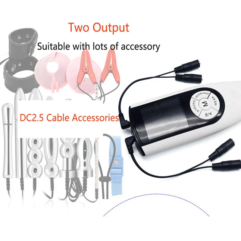 Electric Shock Wire Electro Cable To Connect Stimulation Penis Anal Electrical Set Electric Bdsm Toy E-stim Sex Accessories Line