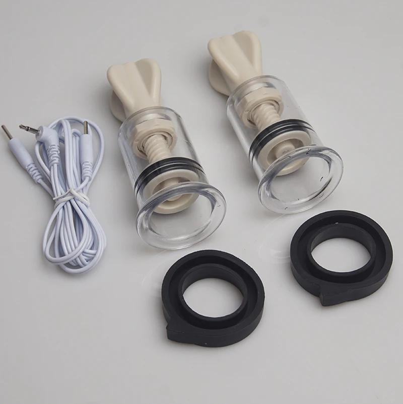 Electro Shock BDSM Sex Toys,Electrosex Nipple Sucker,Electric Shocker Vacuum Pump Stimulation,Estim E stim E-stim for Women