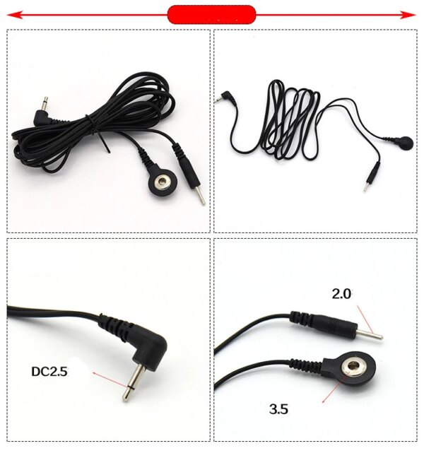 Electric Shock Wire Accessories Electrical Stimulation Cable To Connect Anal Penis  DIY Electro Shock BDSM E-stim Sex Line Toys