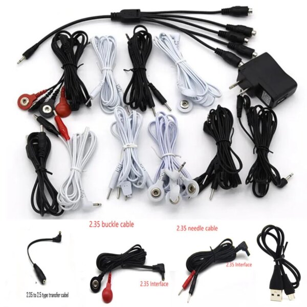 Electric Shock Wire Accessories Electrical Stimulation Cable To Connect Anal Penis  DIY Electro Shock BDSM E-stim Sex Line Toys