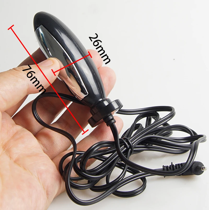 BDSM Electro Shock Anal Butt Plug,Electric Shocker Dildo,E stim Estim E-stim Stimulation,Electrostimulator Electrosex Sex Toys
