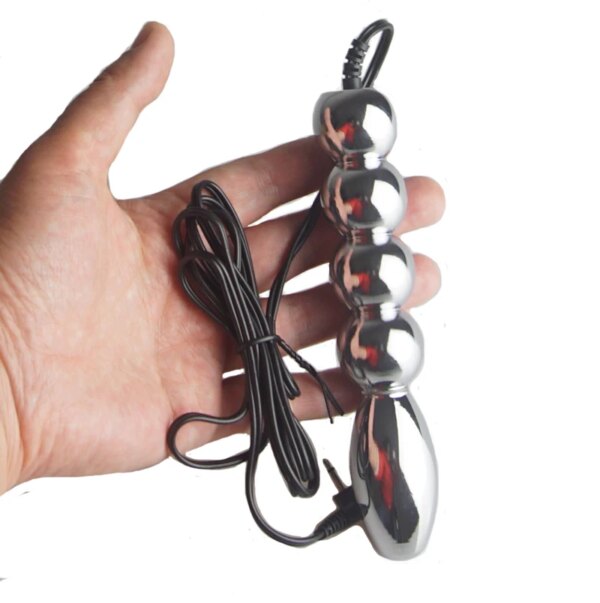 Electrostimulator for Men,Electric Shock Sex Anal Butt Plug Stimulation,Electro BDSM Cock Penis Ring,e stim Estim Electrosex