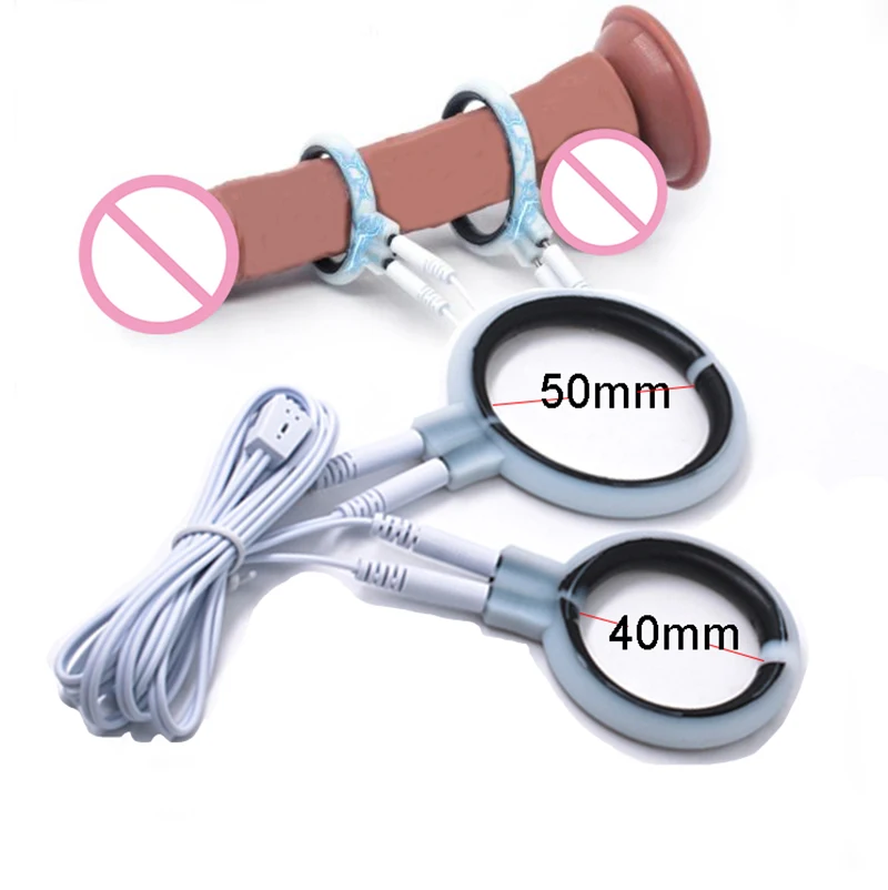 Electro Sex for Men,E stim Chastity Cage,Electric Shock BDSM Penis Cock Ring,E-stim Cockring,Electrosex Electrostimulation