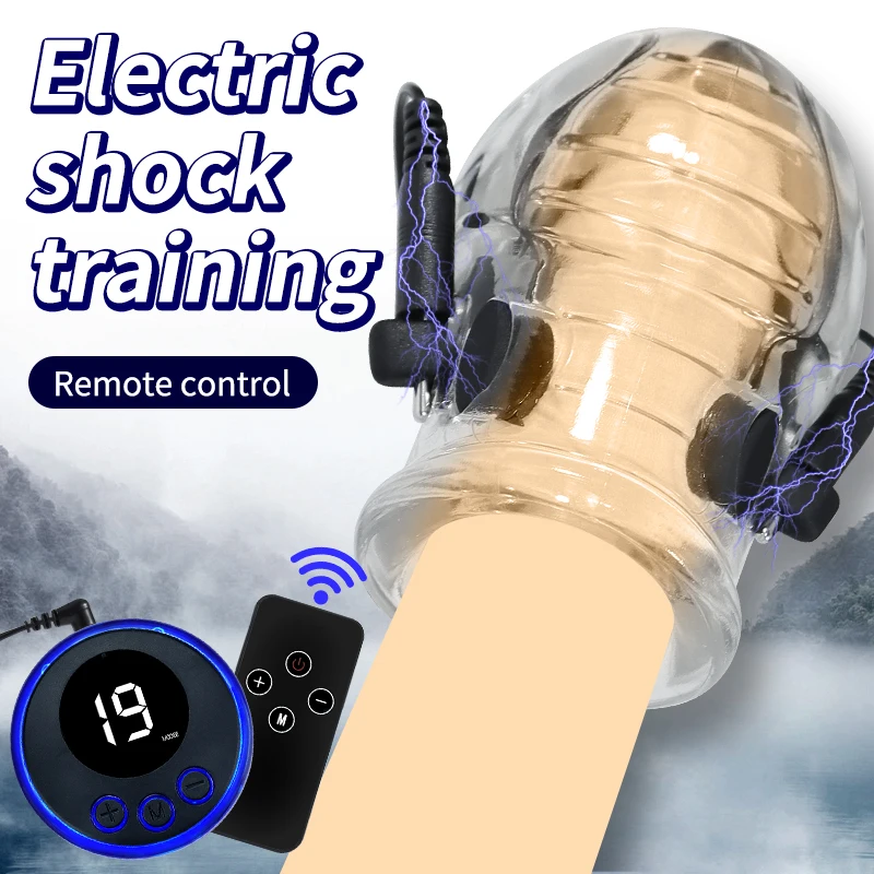 20 Modes Power Box Electric shocker Set,Electrostimulation Penis Cock Ring,E stim Electrosex Nipple Clips ,Electro Sex Cockring