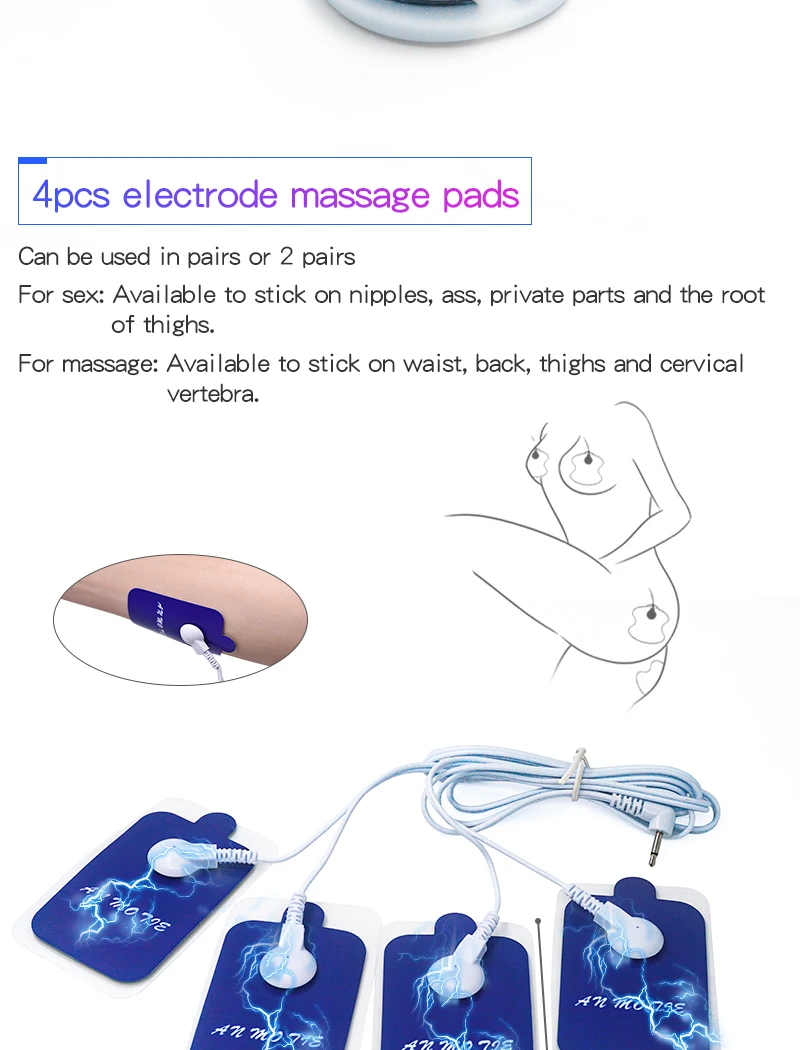 E-Stim Bdsm Toys Electro Stimulator Anal Shock Electro Sex Nipple Clamps Penis Ring Taser Electric Pad Sex Toys With Current E-Stim Bdsm Toys Electro Stimulator Anal Shock Electro Sex Nipple Clamps Penis Ring Taser Electric Pad Sex Toys With Current