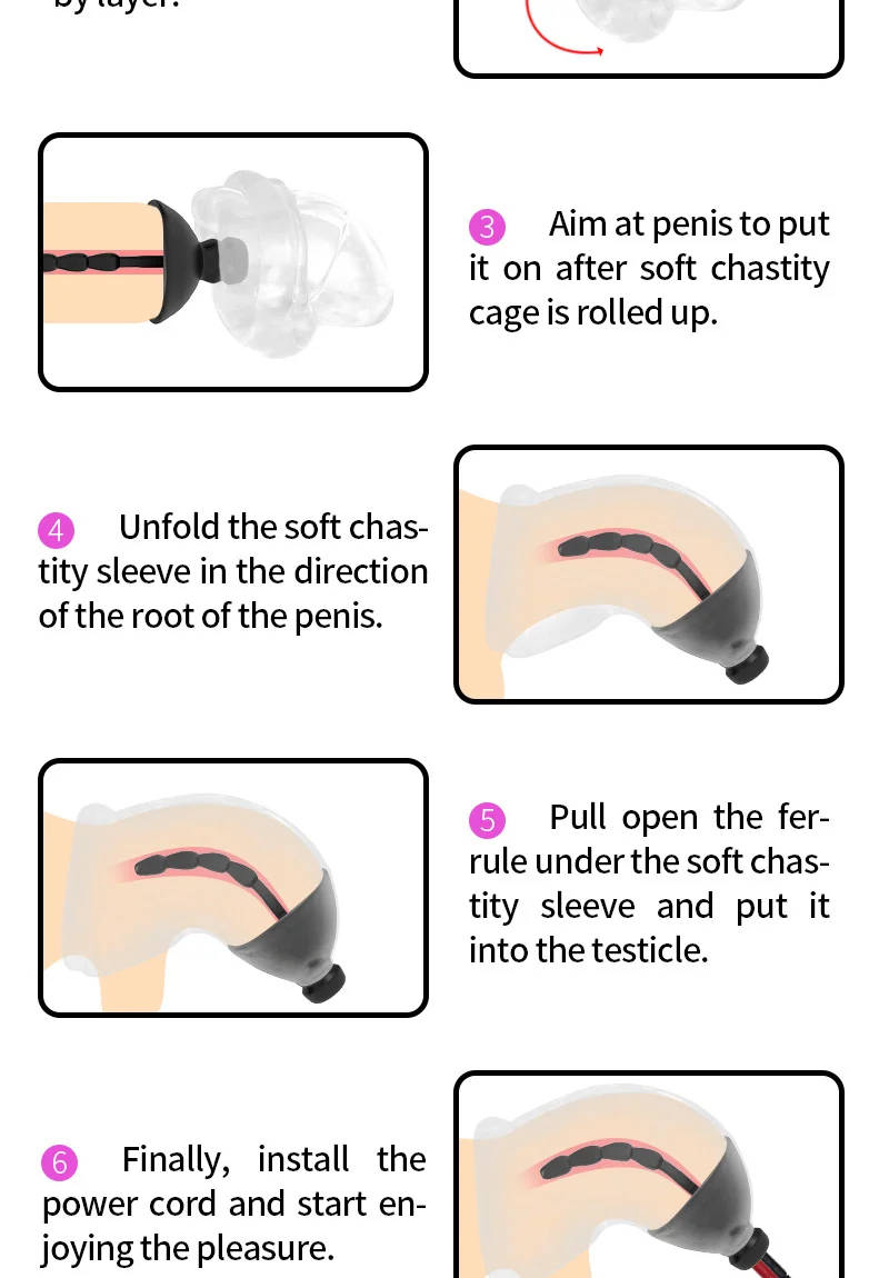 18+ Adults Estim Penis Ring,Electric Shock Bdsm Cock Sheath Ball Stretcher, Electro Sex Toy For Men,E-Stim GlansTesticle Loops