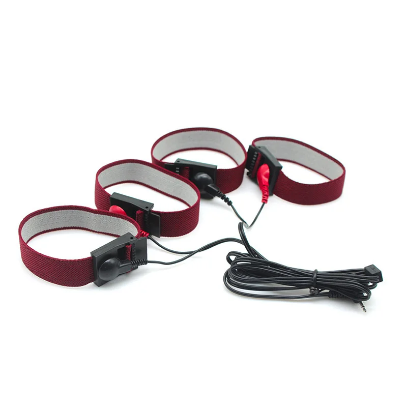 18+ Adults Estim Penis Ring,Electric Shock Bdsm Cock Sheath Ball Stretcher, Electro Sex Toy For Men,E-Stim GlansTesticle Loops