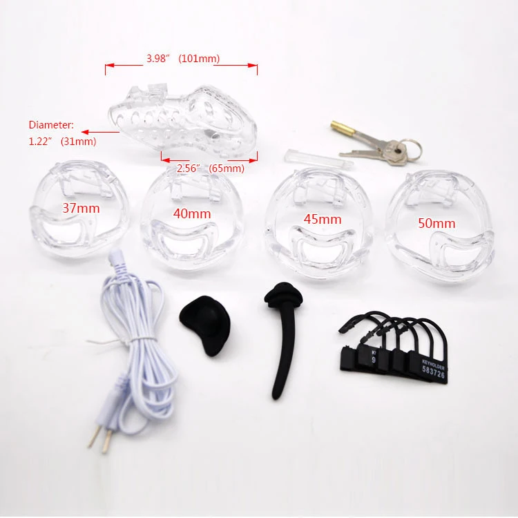 18+ Adults Estim Penis Ring,Electric Shock Bdsm Cock Sheath Ball Stretcher, Electro Sex Toy For Men,E-Stim GlansTesticle Loops