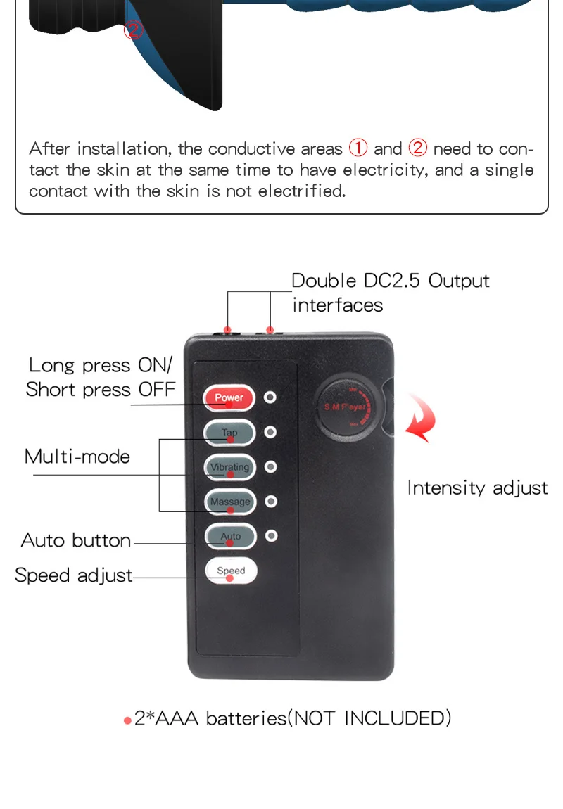18+ Adults Estim Penis Ring,Electric Shock Bdsm Cock Sheath Ball Stretcher, Electro Sex Toy For Men,E-Stim GlansTesticle Loops
