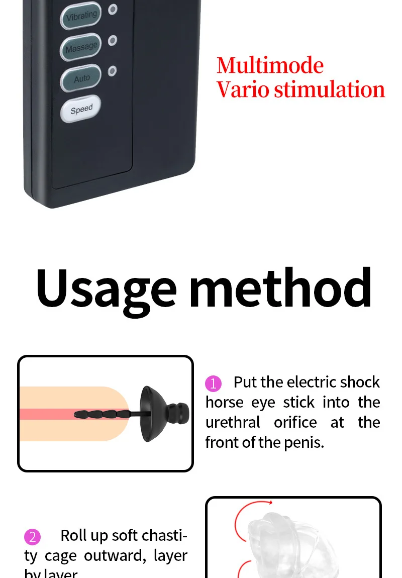 18+ Adults Estim Penis Ring,Electric Shock Bdsm Cock Sheath Ball Stretcher, Electro Sex Toy For Men,E-Stim GlansTesticle Loops